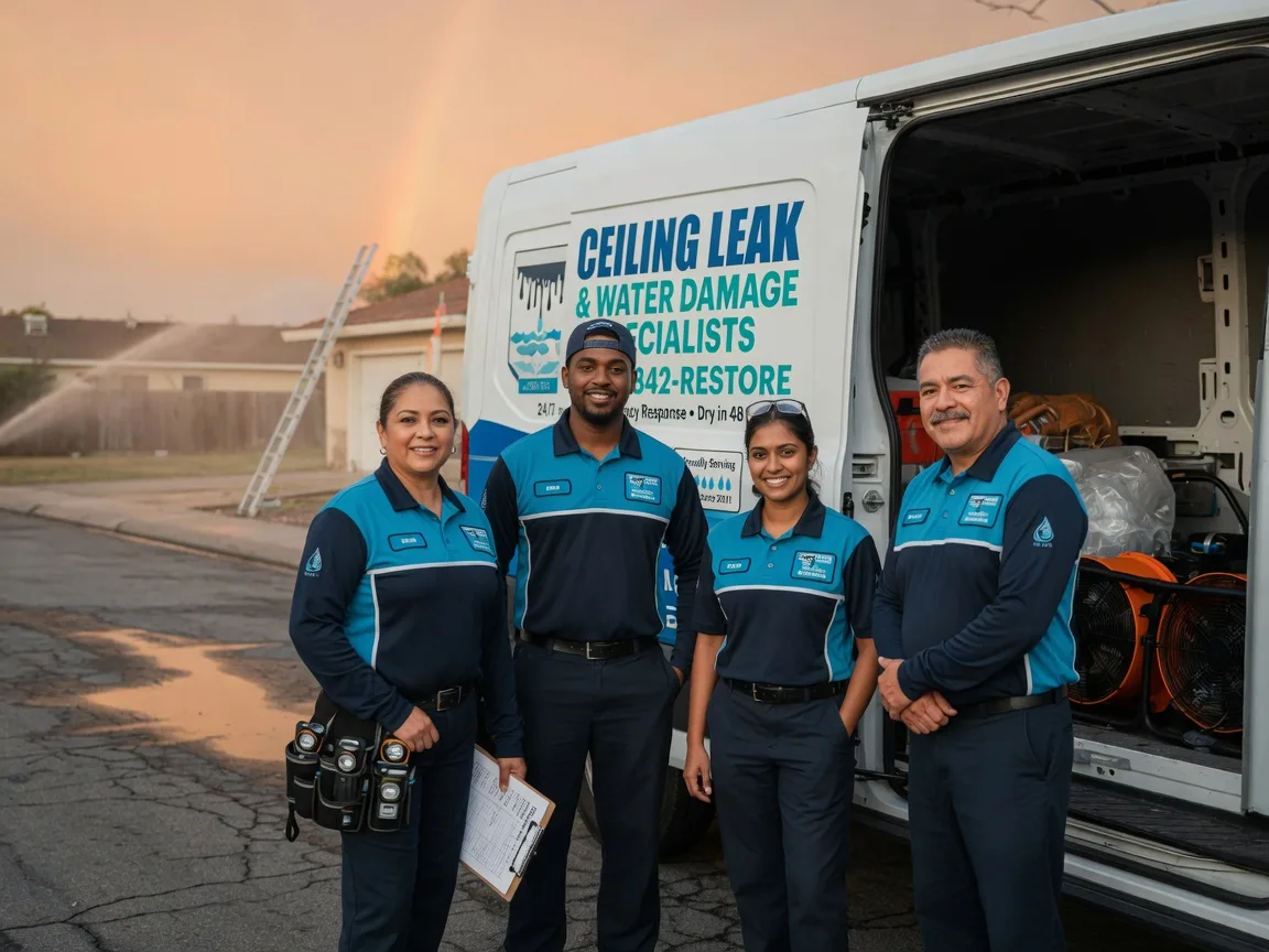 Ceiling Leak Cleanup company in Climbing Hill, IA